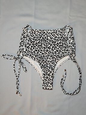 Buffbunny Tie High Waisted Cheeky Swim Bottom
